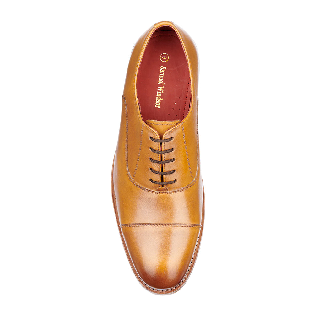 Mens tan oxford dress shoes on sale