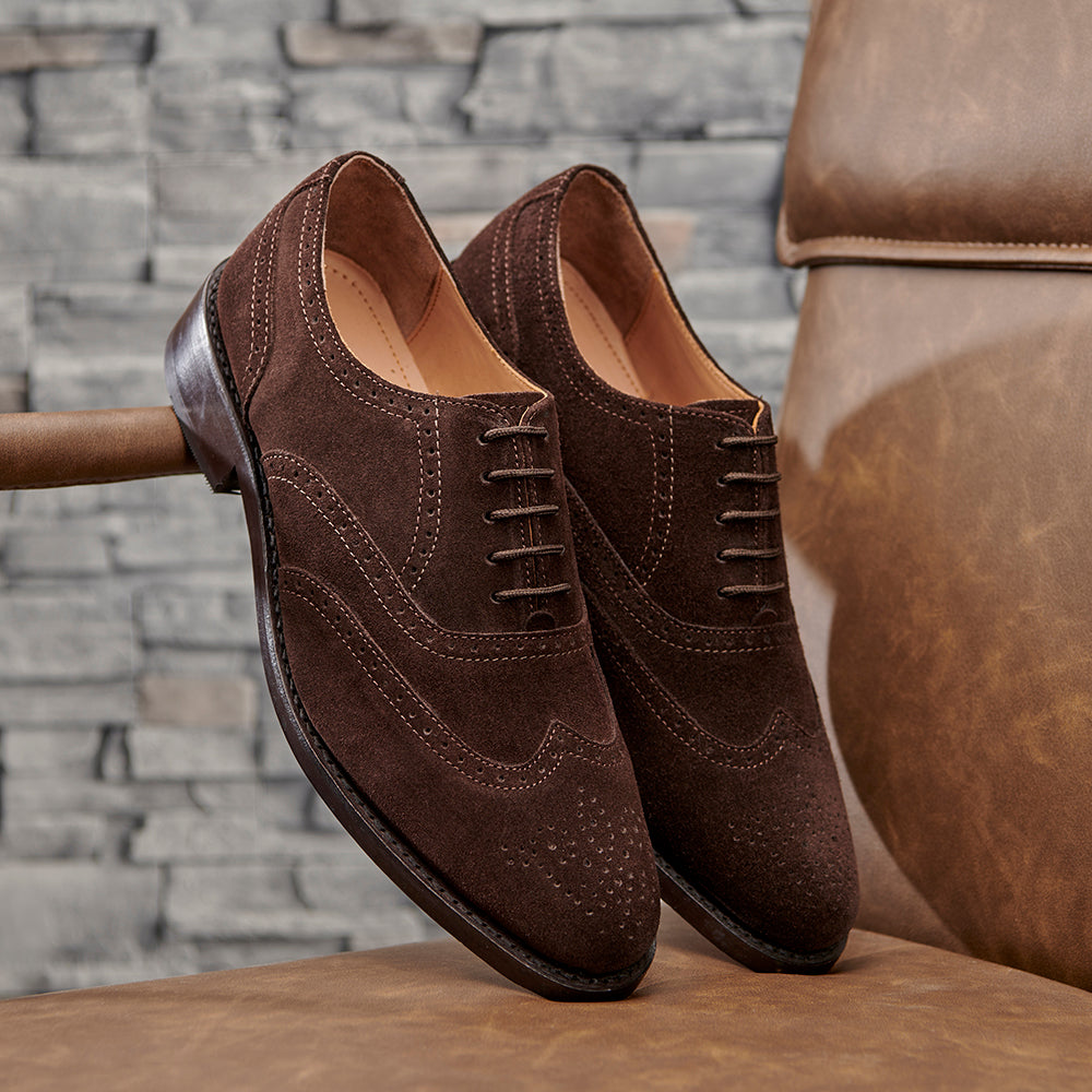 Cheltenham Brogue Suede