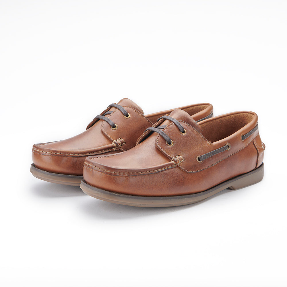 Harbor Master Deck Shoe - Tan – Samuel Windsor